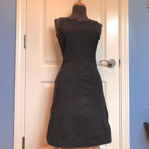 J. Crew Black Stretch Cotton Dress